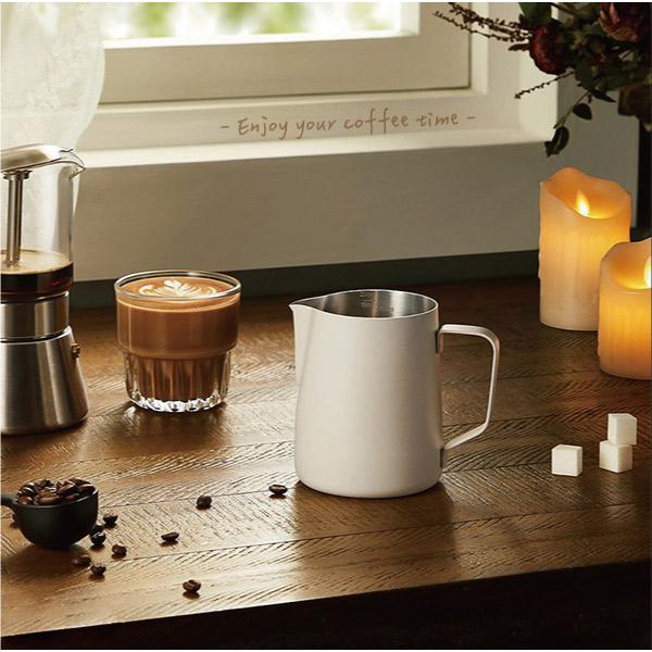 <威格森家居> 600ml 不銹鋼咖啡拉花杯  花式 休閒 居家-細節圖7