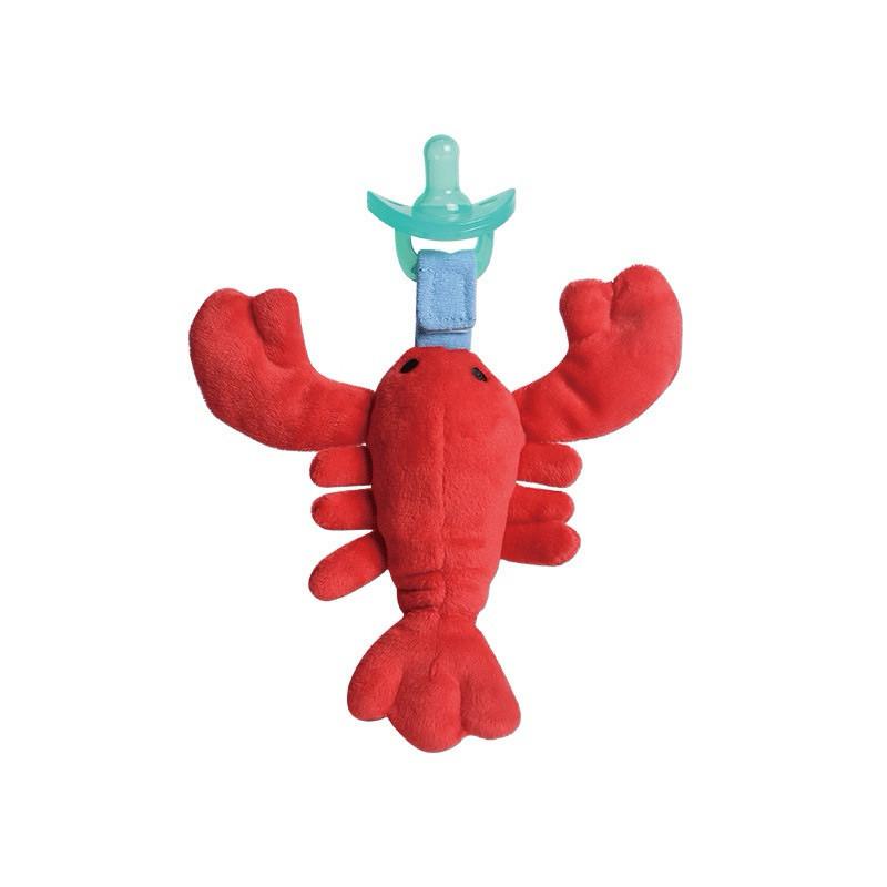 【台灣出貨】 安撫奶嘴玩偶 龍蝦 長頸鹿 動物奶嘴 動物奶嘴 布偶 安撫布偶 奶嘴掛帶 龍蝦奶嘴 龍蝦娃娃 奶嘴玩偶-細節圖7