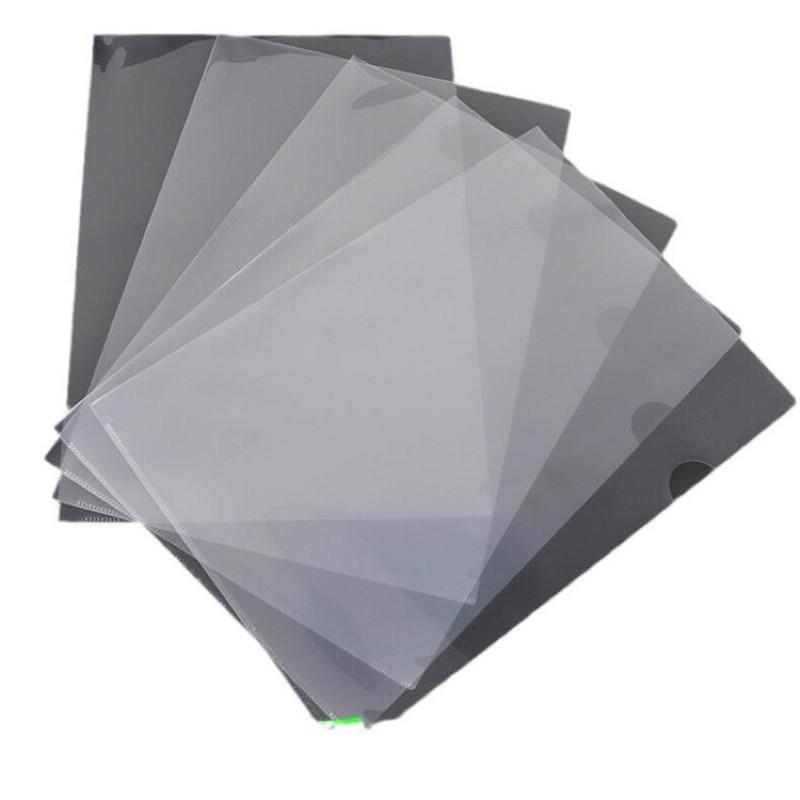 辦公用品 透明L夾文件夾文件袋二頁夾加厚18C資料保護套-細節圖2