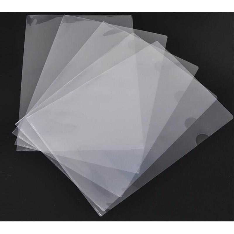 辦公用品 透明L夾文件夾文件袋二頁夾加厚18C資料保護套-細節圖3
