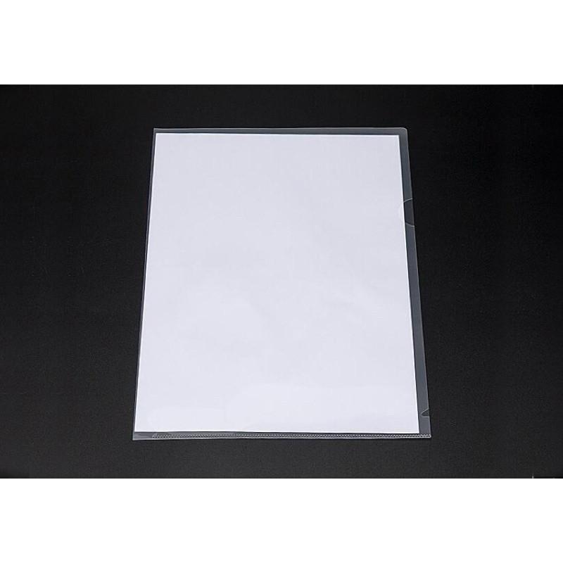 辦公用品 透明L夾文件夾文件袋二頁夾加厚18C資料保護套-細節圖5