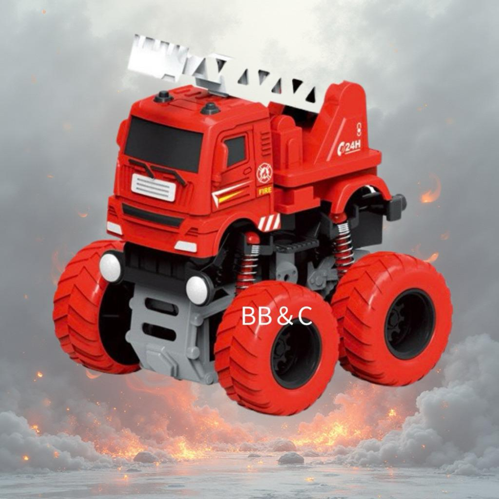 【台灣出貨】BB&C 兒童迴力車 四驅雙向慣性越野車 耐撞耐摔 玩具車/小朋友 交朋友 送禮最佳首選-細節圖5