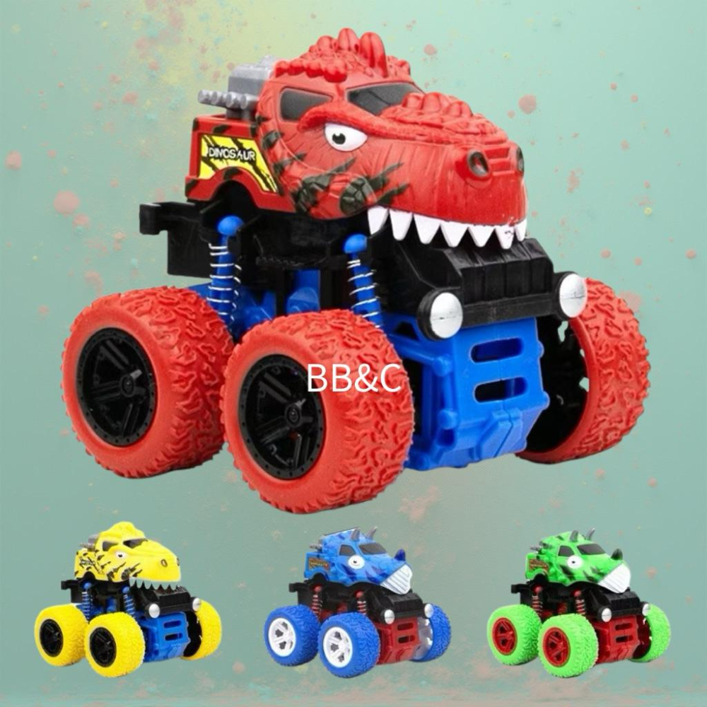 【台灣出貨】BB&C 兒童迴力車 四驅雙向慣性越野車 耐撞耐摔 玩具車/小朋友 交朋友 送禮最佳首選-細節圖6