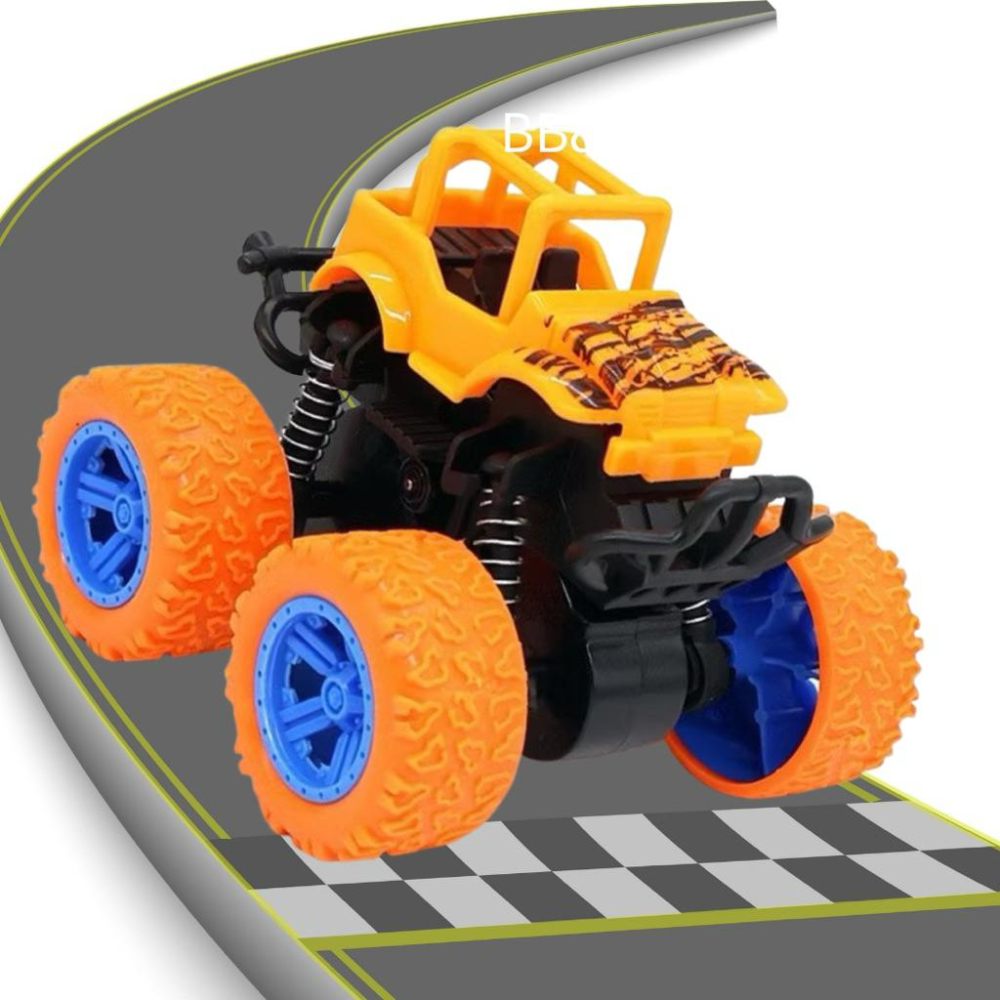【台灣出貨】BB&C 兒童迴力車 四驅雙向慣性越野車 耐撞耐摔 玩具車/小朋友 交朋友 送禮最佳首選-細節圖7