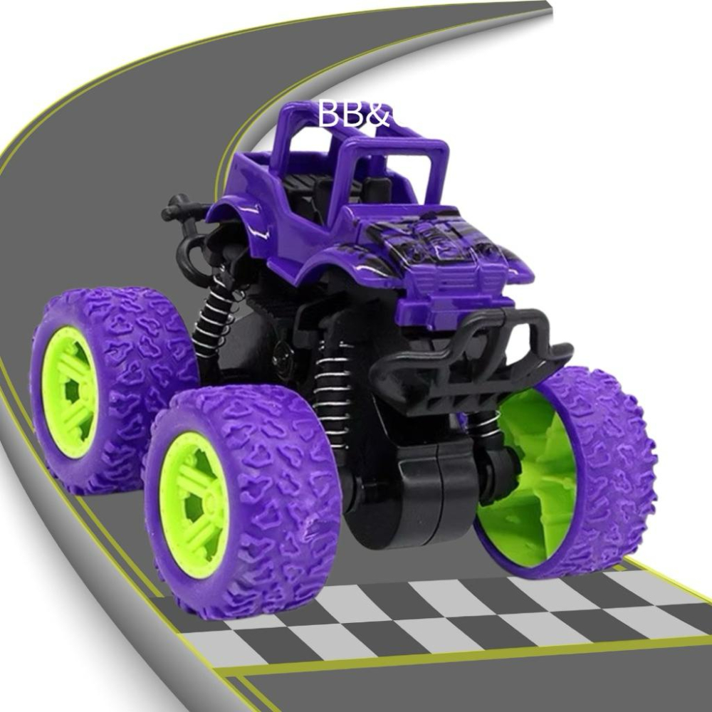 【台灣出貨】BB&C 兒童迴力車 四驅雙向慣性越野車 耐撞耐摔 玩具車/小朋友 交朋友 送禮最佳首選-細節圖8