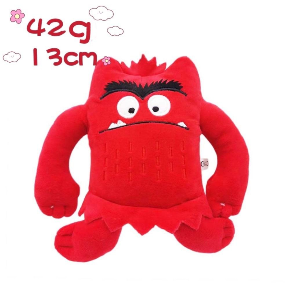 【台灣出貨】【BB&C】隔日到貨 The Color Monster 我的情緒 小怪獸娃娃 情緒小怪獸娃娃情緒小怪獸玩偶-細節圖6