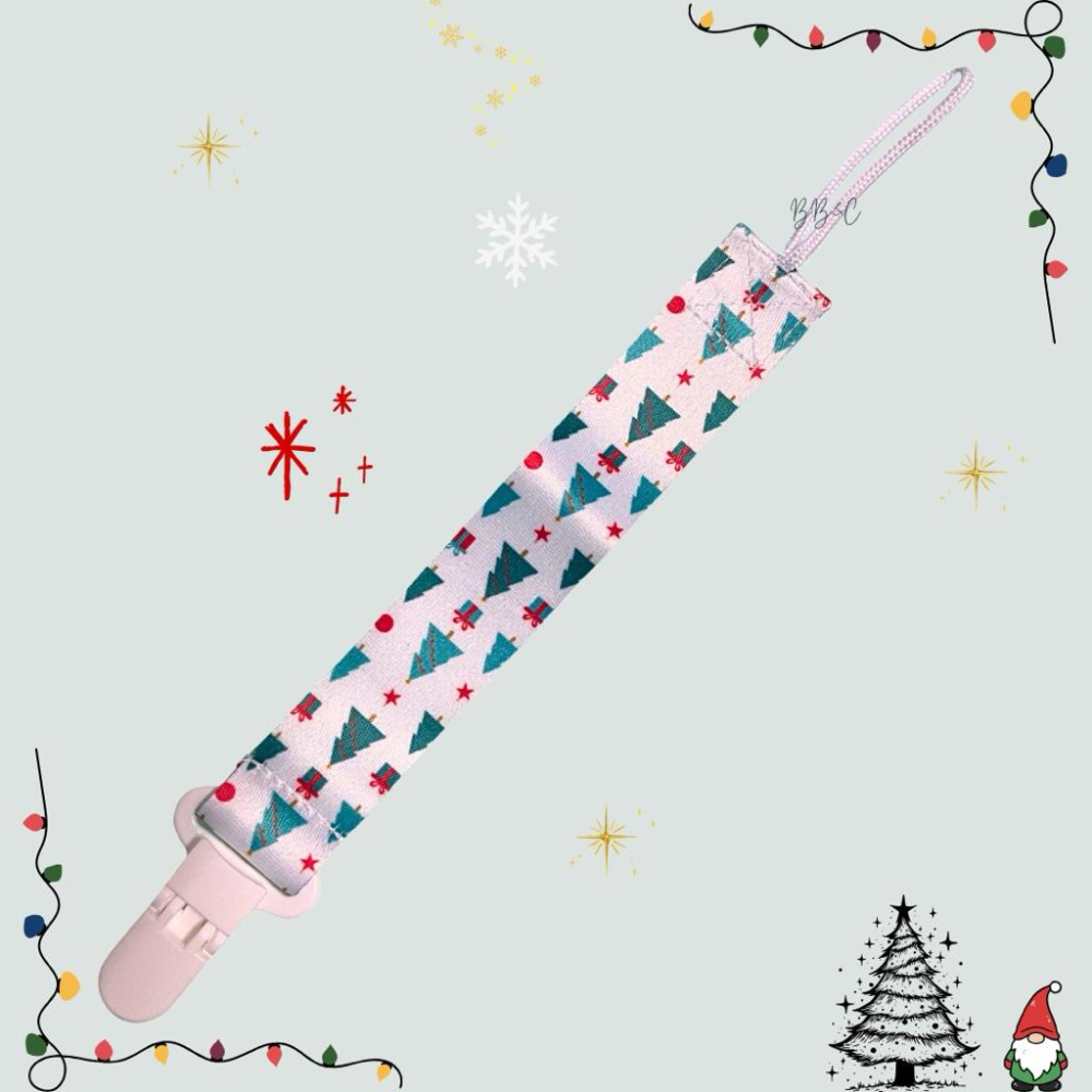 【台灣出貨】BB&C聖誕節造型奶嘴鏈 寶寶奶嘴鏈 防掉奶嘴鏈聖誕奶嘴鏈矽膠 聖誕奶嘴鏈防掉嬰兒用品奶嘴鏈造型奶嘴鏈可水洗-細節圖5