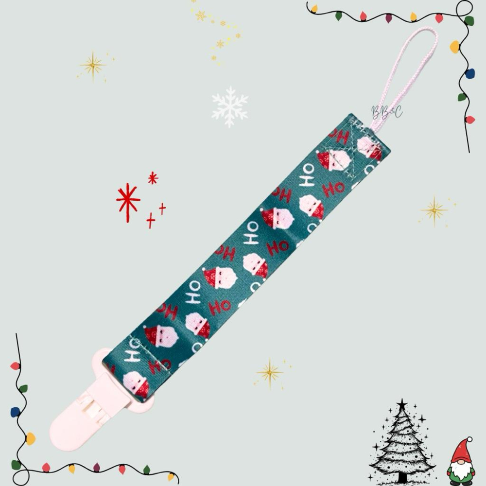 【台灣出貨】BB&C聖誕節造型奶嘴鏈 寶寶奶嘴鏈 防掉奶嘴鏈聖誕奶嘴鏈矽膠 聖誕奶嘴鏈防掉嬰兒用品奶嘴鏈造型奶嘴鏈可水洗-細節圖6