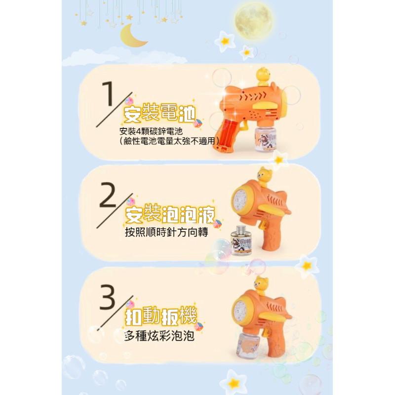 【台灣現貨】電動泡泡槍/造型酷炫自動泡泡槍/夏天 辦活動 辦趴神器 聚會酷炫燈光吸引小孩目光/兒童戶外玩耍泡泡槍-細節圖5