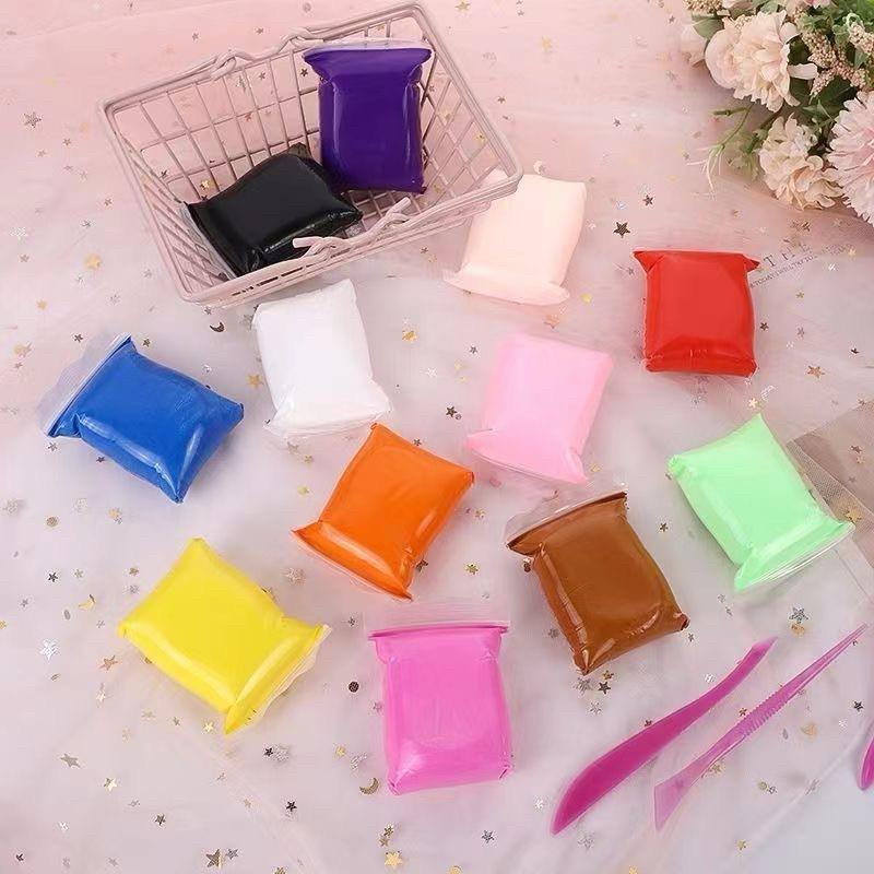 台灣出貨🇹🇼BB&C🌟36色輕黏土 兒童DIY彩色黏土 超輕黏土 美勞創作 材料 環保-細節圖2