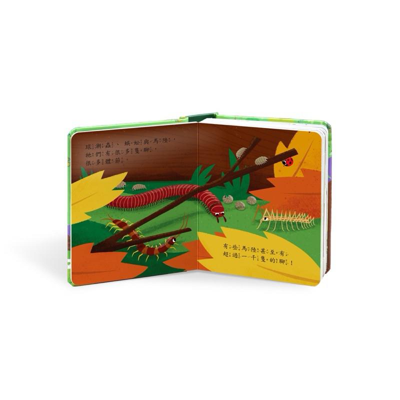 秒懂圖解方塊書系列  蟲蟲，有什麼秘密？昆蟲硬紙圖畫繪本 自然生態 毛毛蟲-細節圖2