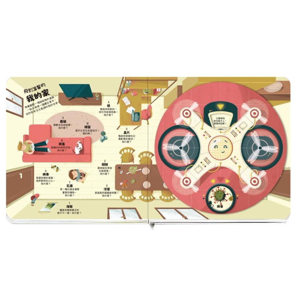 快速出貨🌟BB&C🌟華碩 無人機探索遊戲書 新書熱銷 無人機旋轉機關提升觀察力操作知識學習 動物 科學知識 認識身體器官-細節圖5