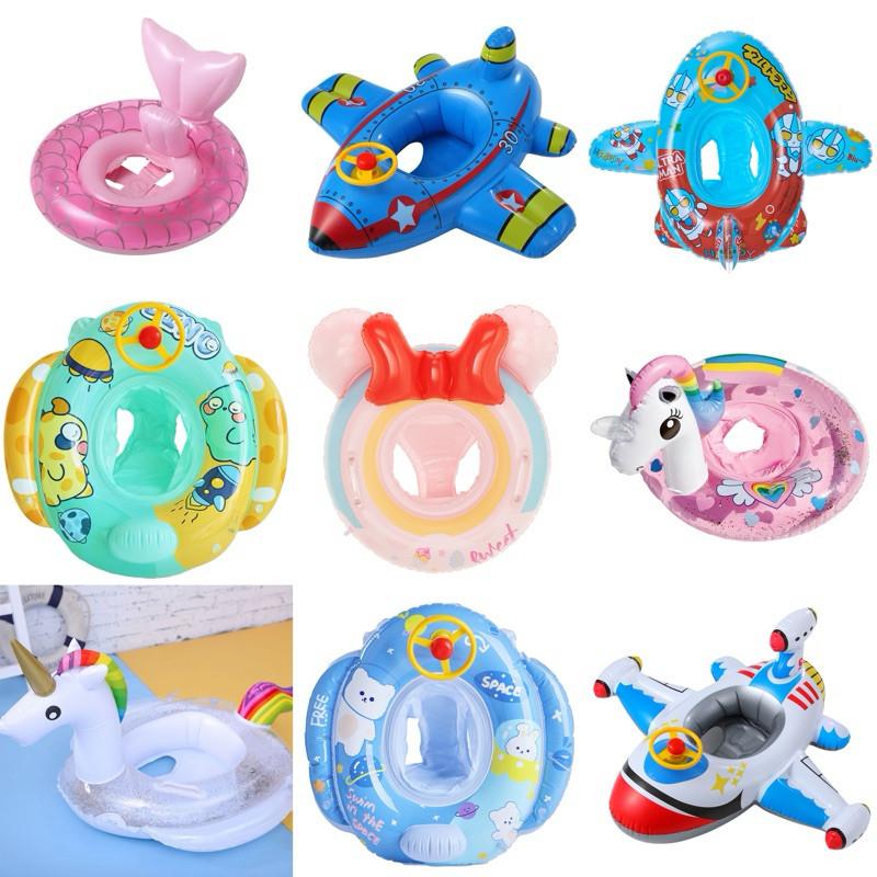 【台灣出貨】【BB&C】現貨 兒童造型泳圈 造型泳圈 夏天玩具 卡通泳圈 坐式泳圈 飛機泳圈 兒童泳圈 嬰兒泳圈-細節圖2