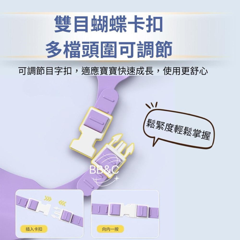 【台灣出貨】BB&C 兒童洗頭浴帽 嬰兒寶寶兒童適用 防水護耳洗髮理髮適用 立體加寬設計-細節圖6