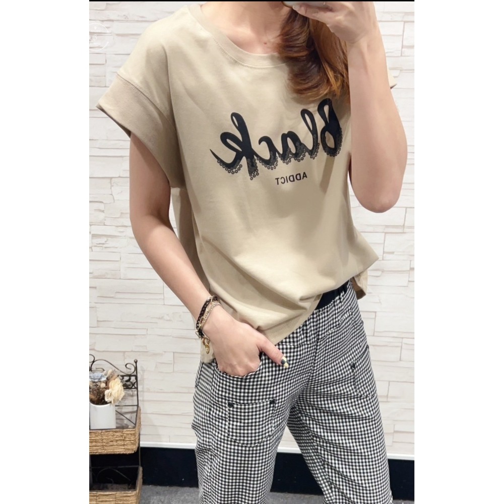 韓標 Black上衣-細節圖3