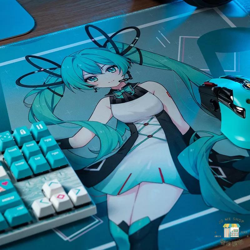 現貨 禮物 👘官方授權 正品 Hatsune Miku 初音未來 幻變幾何 滑鼠墊 桌墊 滑鼠墊 V家 超大桌墊-細節圖4