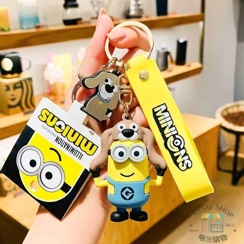 現貨 禮物 🍌正版授權卡通 小小兵 MINIONS 生肖 小黃人 鑰匙扣 神偷奶爸 公仔 汽車鑰匙鏈圈 禮品 鑰匙圈-規格圖9