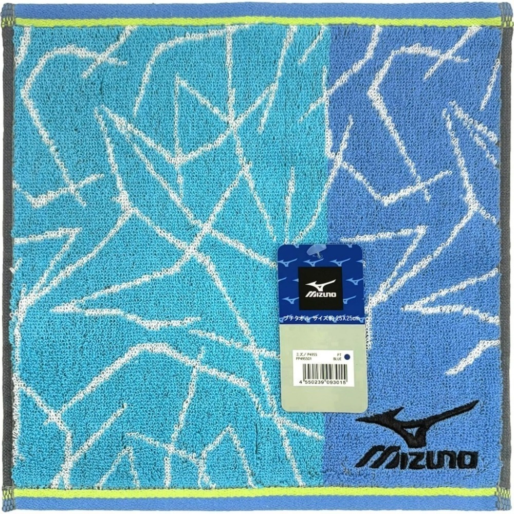 日本 日版 Mizuno 美津濃 運動毛巾 純棉 毛巾 加長 綁腰上 吸汗 掛脖子15x120cm 34x100cm-規格圖11