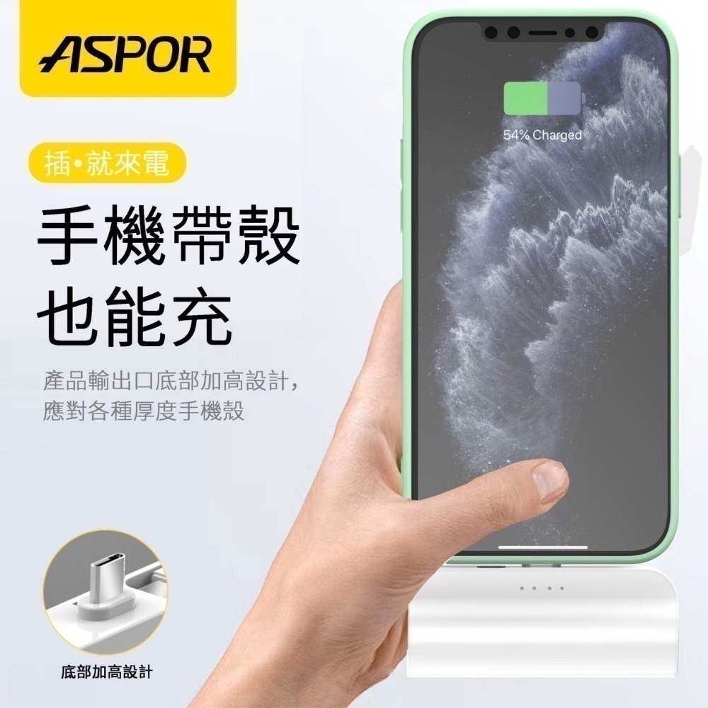 貝仕達 ASPOR MINI口袋充行動電源-細節圖3