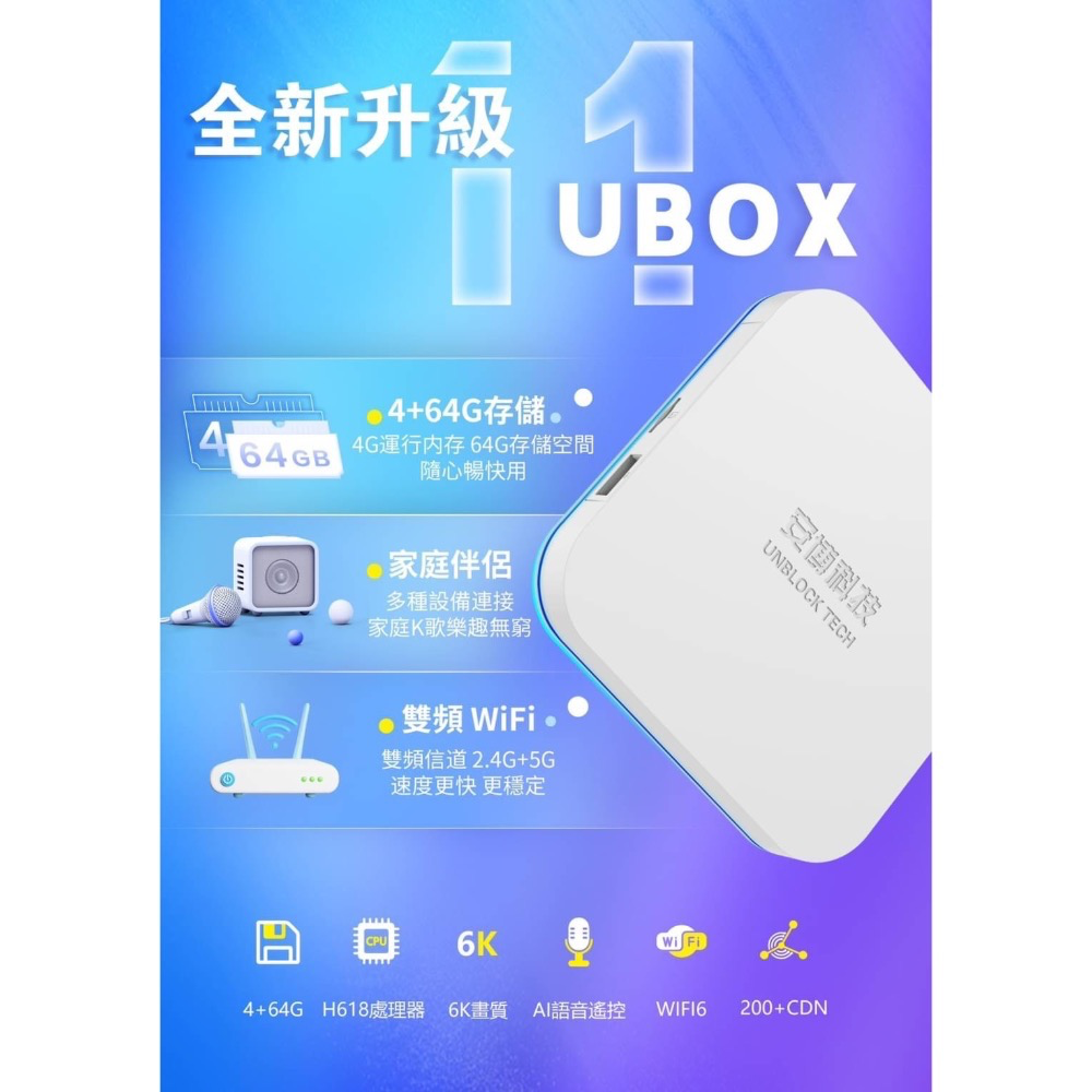 UBOX安博盒子11代純淨版-細節圖5