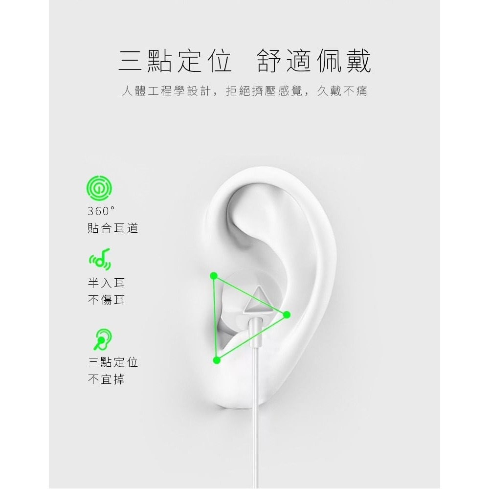 HANG 立體聲音樂耳機3.5mm 入耳式 通話耳機-細節圖6