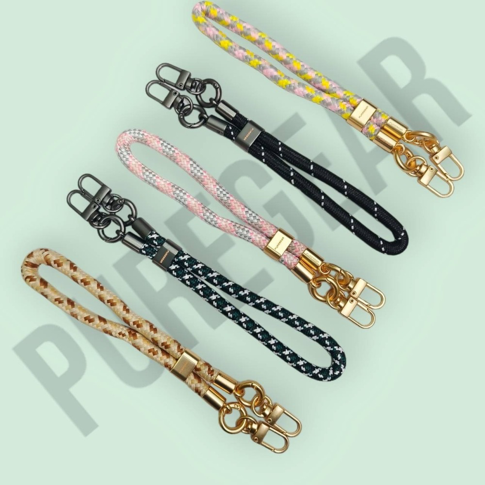 普格爾 <編織多功能手腕掛繩> 適用各品牌手機殼lightning/安卓-細節圖2