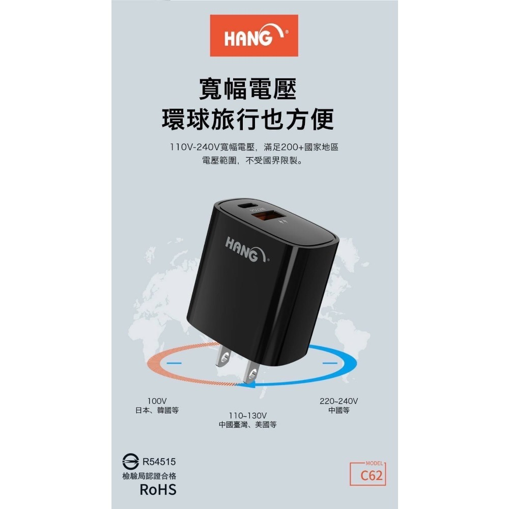 PD+QC超級快充-超大輸出-22W全兼容-附贈快充線-細節圖9