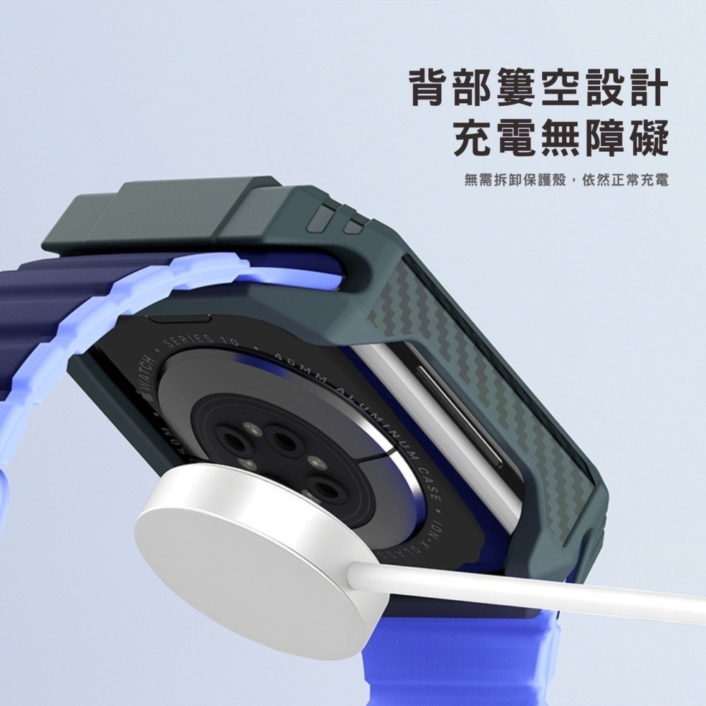 PUREPOWER Apple Watch S10保護框【軍規系列】-細節圖6