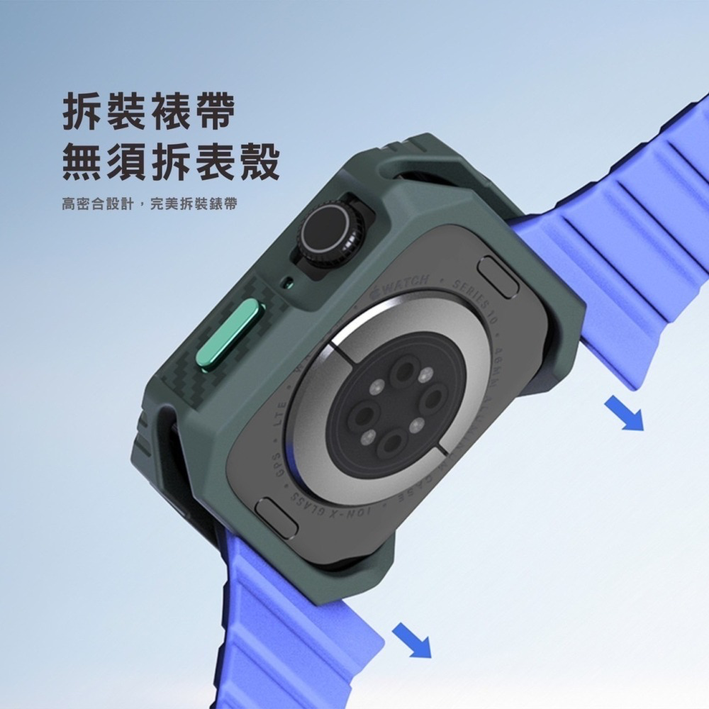 PUREPOWER Apple Watch S10保護框【軍規系列】-細節圖7