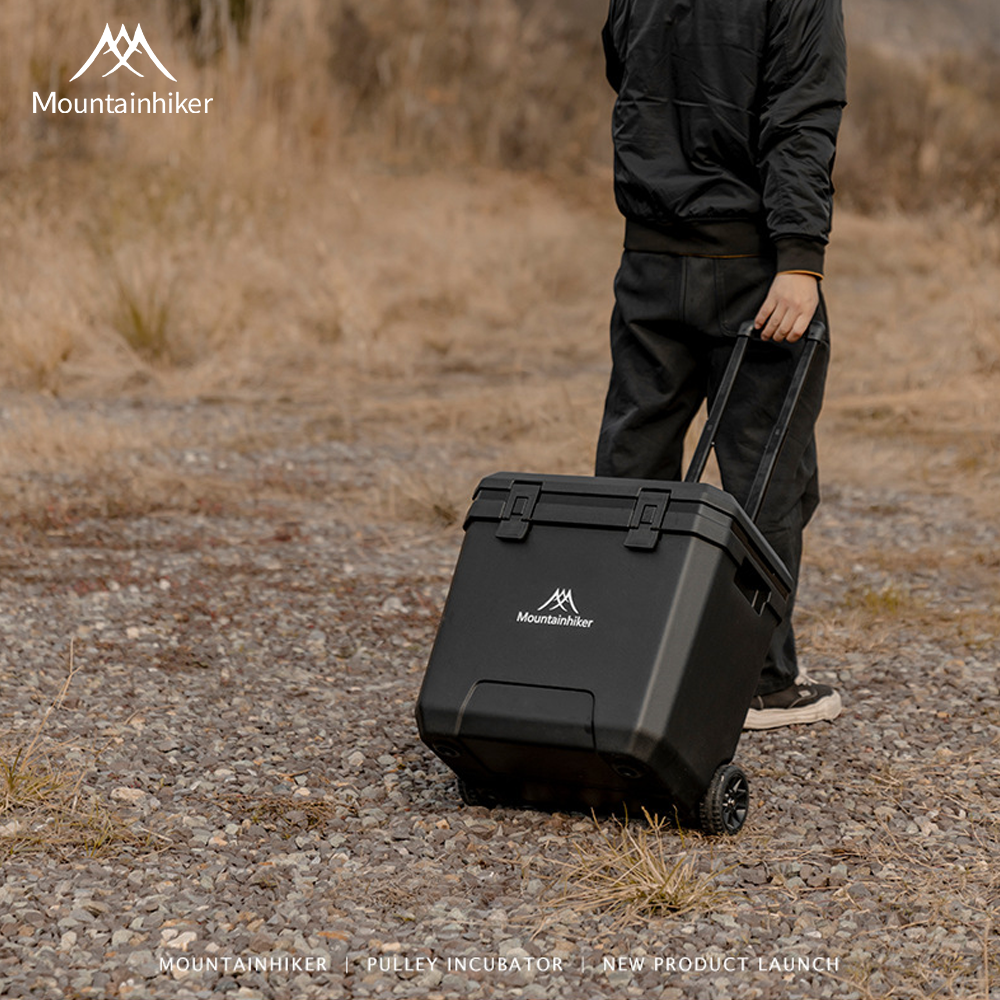 【台灣現貨】山之客Mountainhiker|拉桿保冰箱|保冰桶|露營冰桶|露營冰箱|釣魚冰桶|保冷箱|保溫箱|戶外冰桶-細節圖2