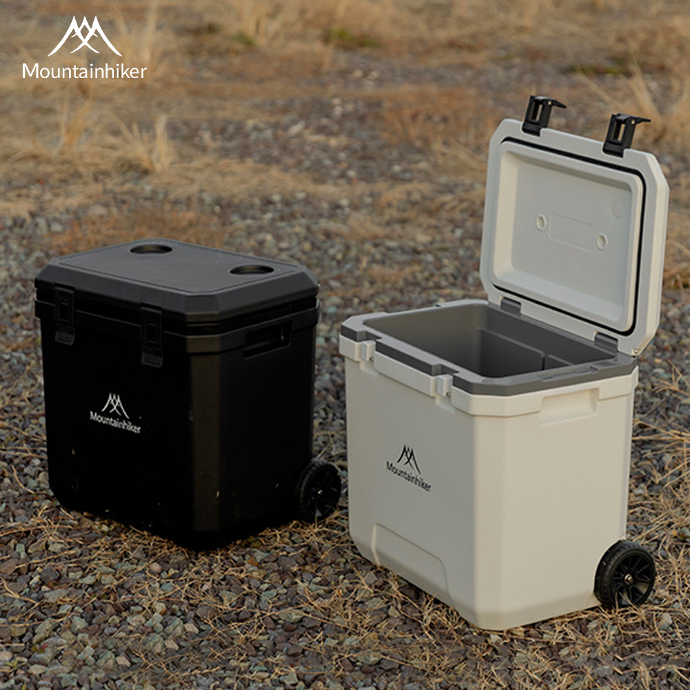 【台灣現貨】山之客Mountainhiker|拉桿保冰箱|保冰桶|露營冰桶|露營冰箱|釣魚冰桶|保冷箱|保溫箱|戶外冰桶-細節圖5