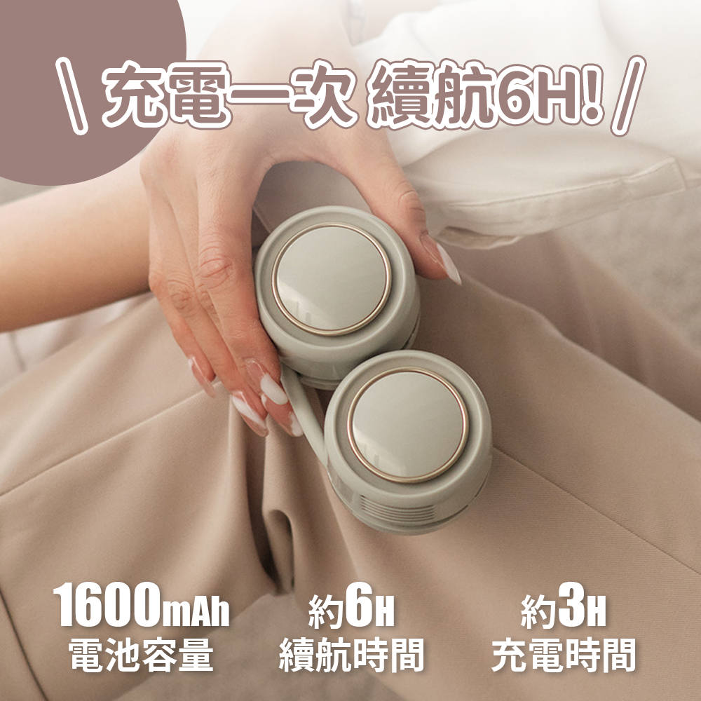 【24小時出貨】鋼琴鏡面收納掛脖風扇|頸掛式風扇|掛式風扇|掛脖小風扇|無葉風扇|嬰兒風扇|迷你風扇|收納風扇|驅蚊風扇-細節圖6