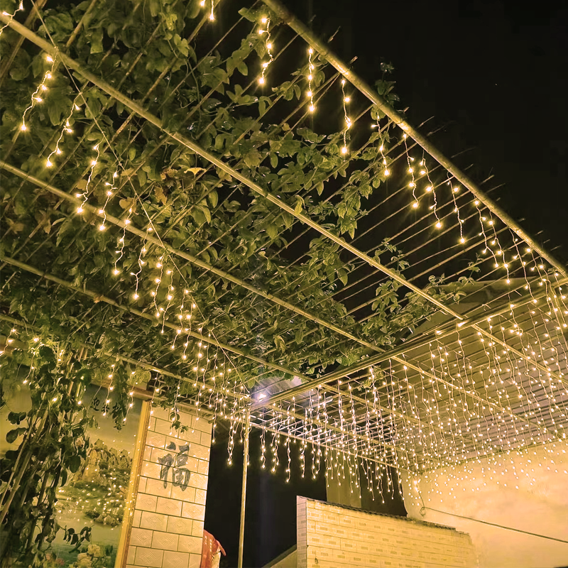 【台中現貨】LED冰條燈|滿天星燈|瀑布燈|裝飾燈|氣氛燈|露營燈|燈串|燈條|派對|婚禮|布置|尾牙|聖誕節-細節圖4