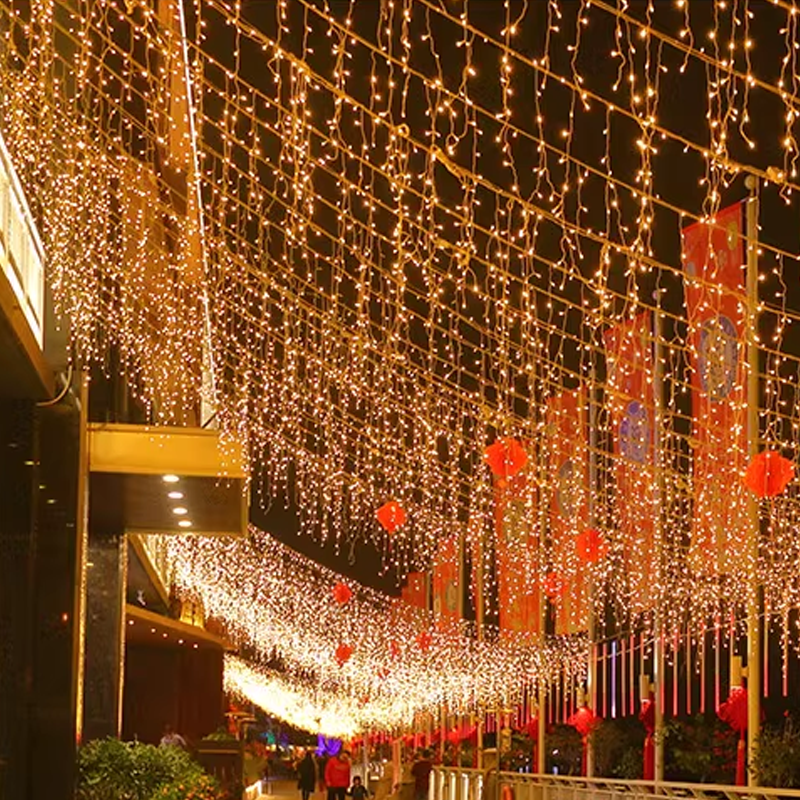 暖光15米600燈+冰錐