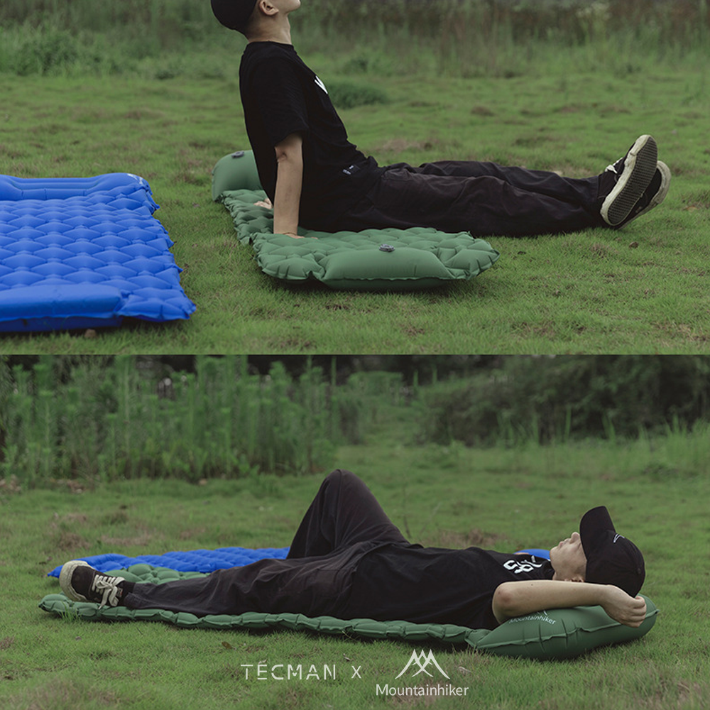 【台中現貨】山之客Mountainhiker|蛋巢防潮睡墊|腳踩式充氣床|露營床墊|露營睡墊|蛋巢床墊|機車露營-細節圖10