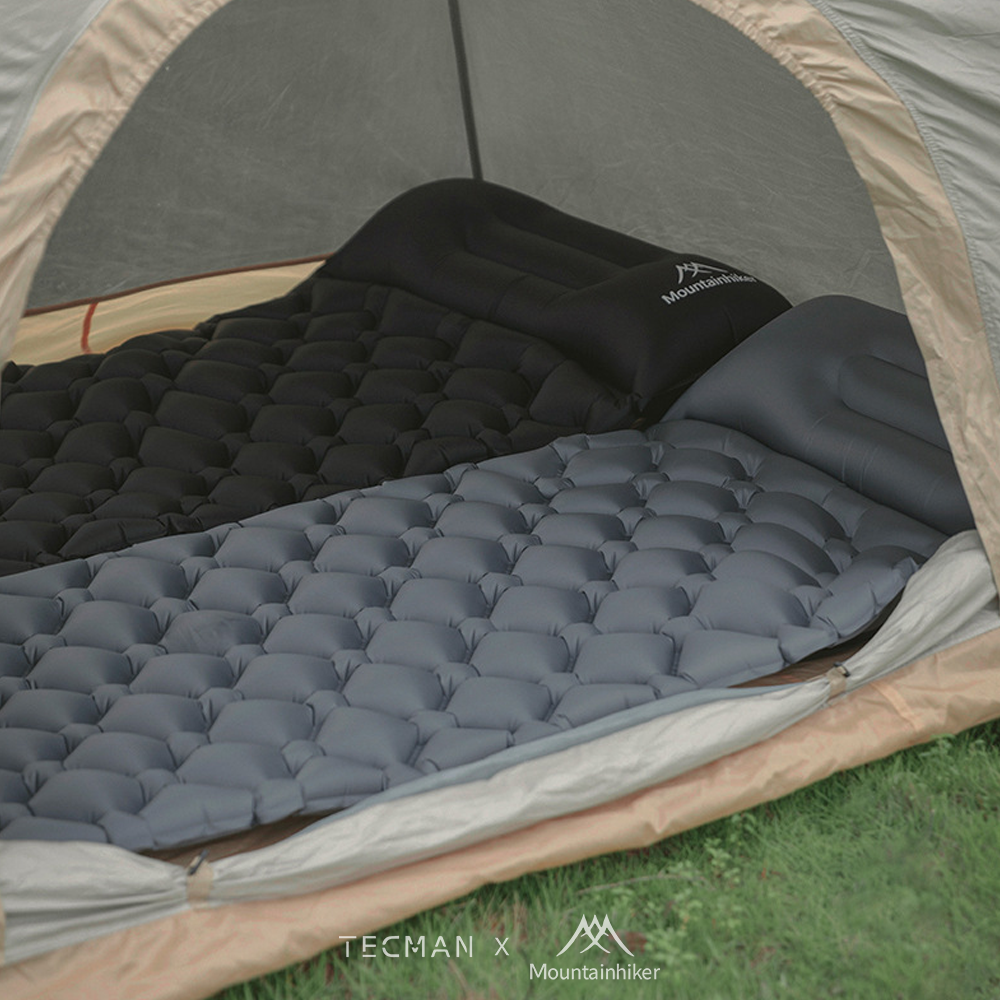【台中現貨】山之客Mountainhiker|蛋巢防潮睡墊|腳踩式充氣床|露營床墊|露營睡墊|蛋巢床墊|機車露營-細節圖11