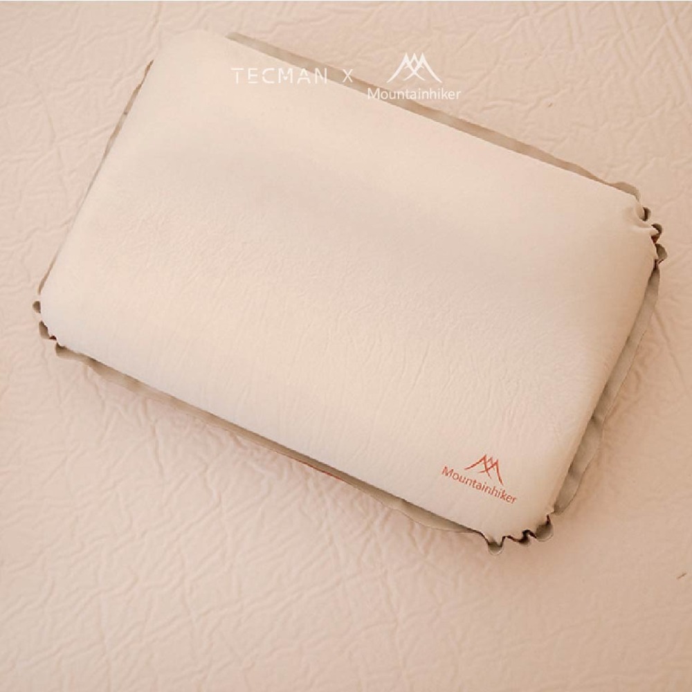 【快速出貨】山之客Mountainhiker自動充氣乳酪枕|充氣枕|充氣輕量枕|快充枕|登山枕頭|露營枕頭|枕頭套-細節圖5