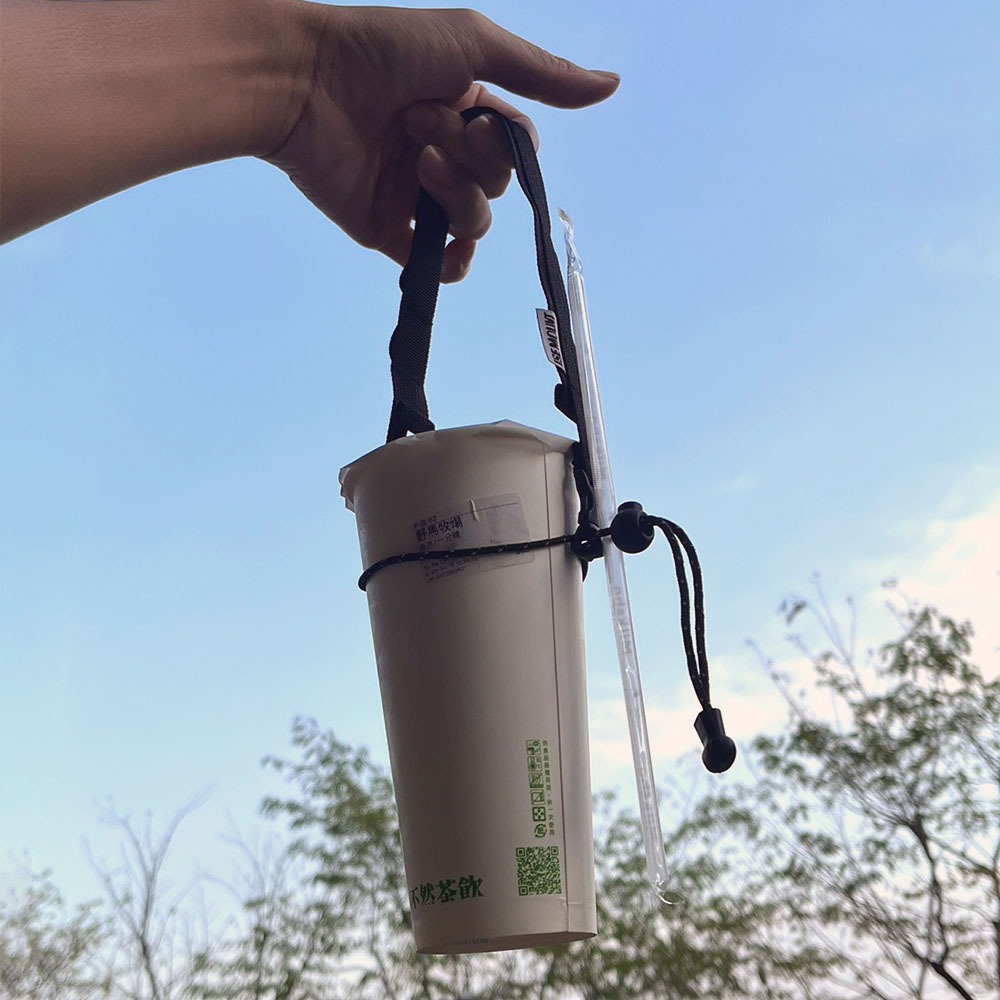 【手搖必備🔥台中現貨】特克曼|多功能飲料提繩|飲料繩|飲料提帶|飲料束帶|手搖飲提帶|吸管收納|MOLLE系統-細節圖8