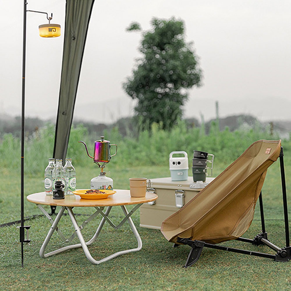 【台中現貨🔥】山之客Mountainhiker|楠竹圓木桌|露營桌|竹板桌|摺疊桌|收納桌|小桌子|床邊桌|野餐桌-細節圖7