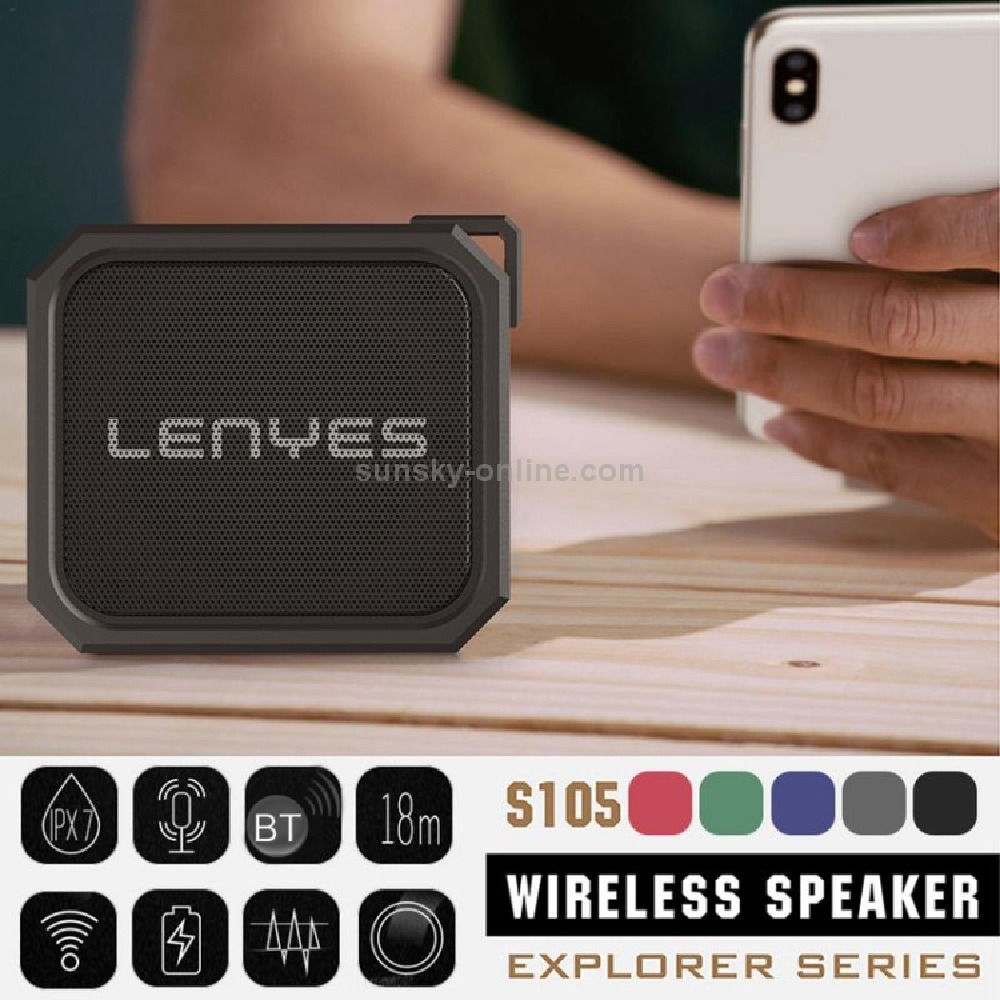 LENYES 藍牙喇叭系列 _ S105雙串聯軍規防水款-細節圖5
