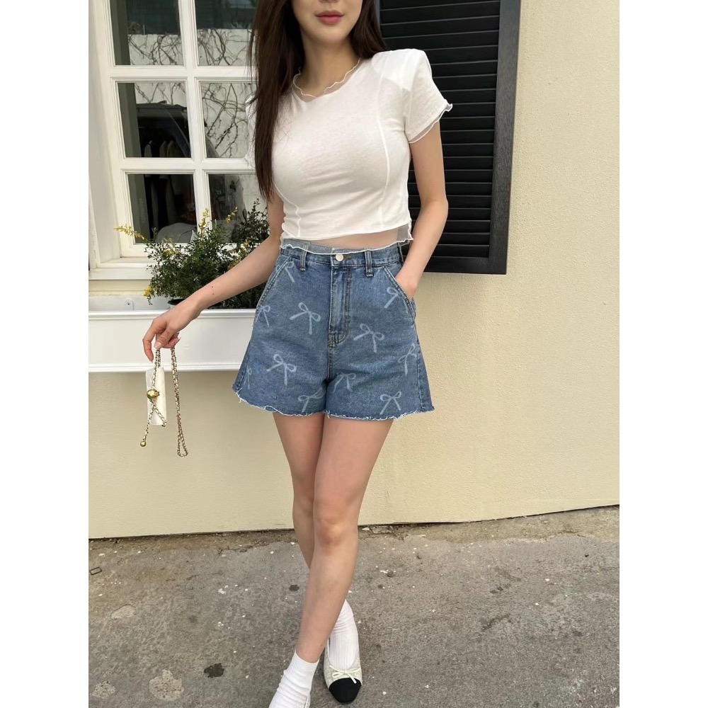 6月預購-韓國🇰🇷浪漫捲捲網紗上衣-細節圖6