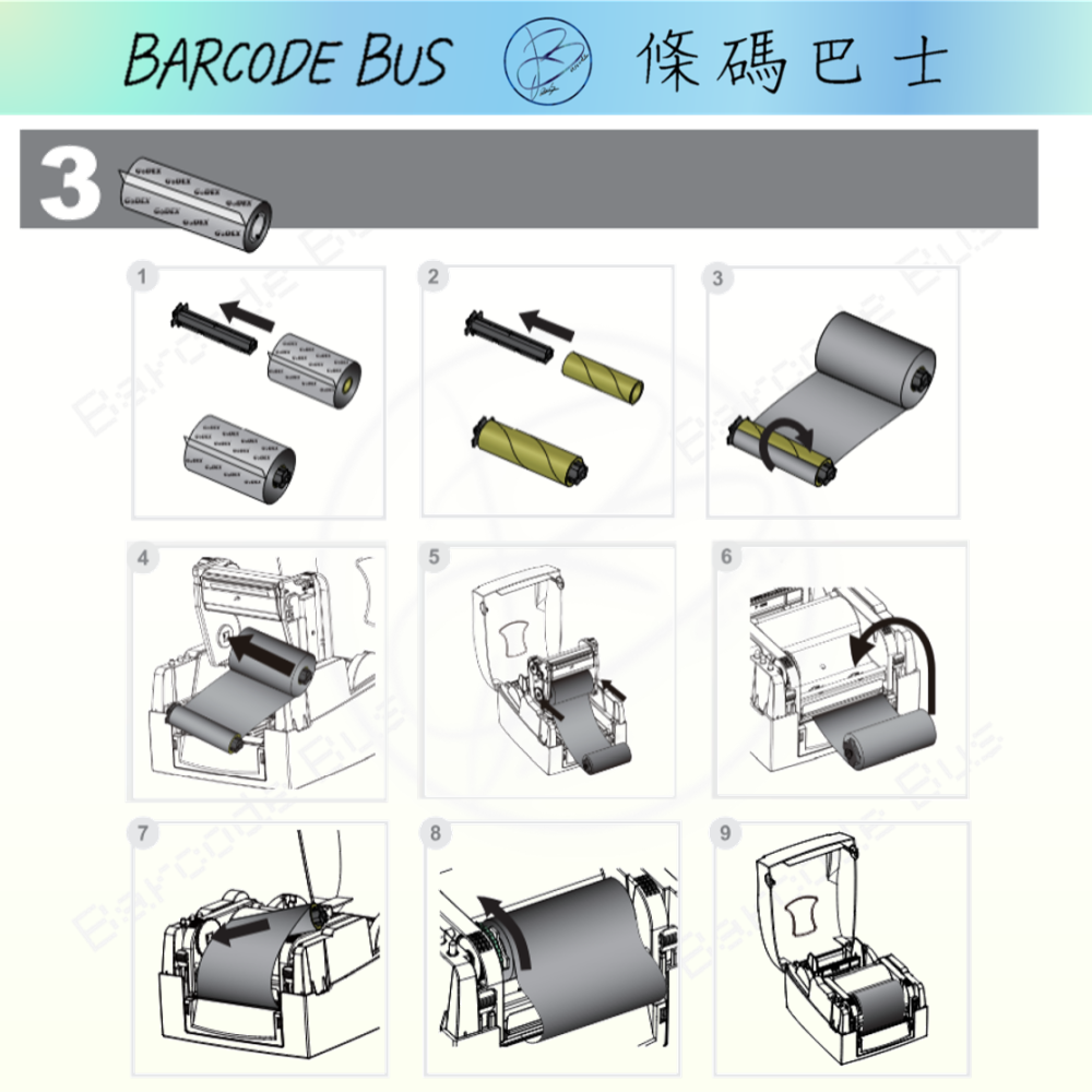 條碼巴士GODEX G530+_300DPI現貨台製熱感/熱轉標籤機(適用多款標籤紙)-細節圖4
