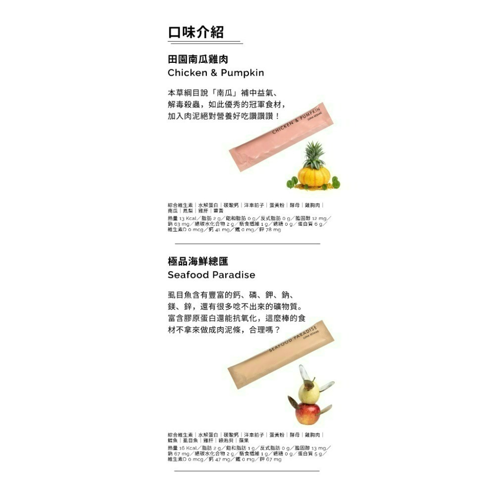 【貓狗食堂】LUNA SESAME-GABA紓壓鮮食肉泥(18g*4入/包)、月光寶盒｜6種口味任選｜犬貓肉泥 舒壓肉泥-細節圖3