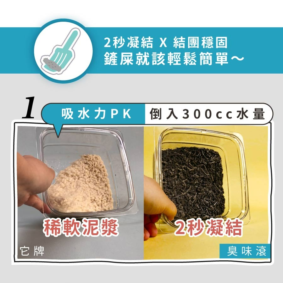 【貓狗食堂】臭味滾-1.5mm極細抗臭豆腐貓砂(7L)｜除臭豆腐砂｜貓砂 豆腐砂 竹炭豆腐貓 除臭貓砂 凝結貓砂-細節圖3