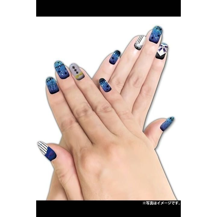 【全新未拆】Acos 黑執事 聯名 Aconail 指甲貼 16片 【台灣製造/賽巴斯欽/謝爾/凡多姆海伍】-細節圖3