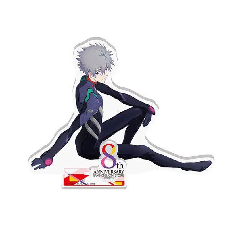 【全新未拆】福音戰士 渚薰 EVA STORE 周年記念 立牌【EVA / 新世紀福音戰士】-細節圖2