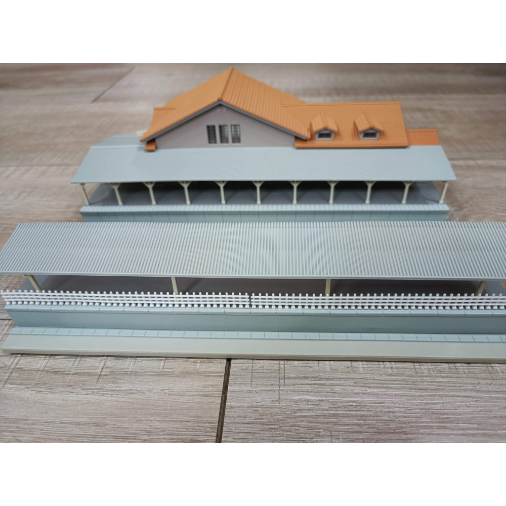 全新/現貨/N規場景 KATO 23-126 複線地上車站-細節圖8