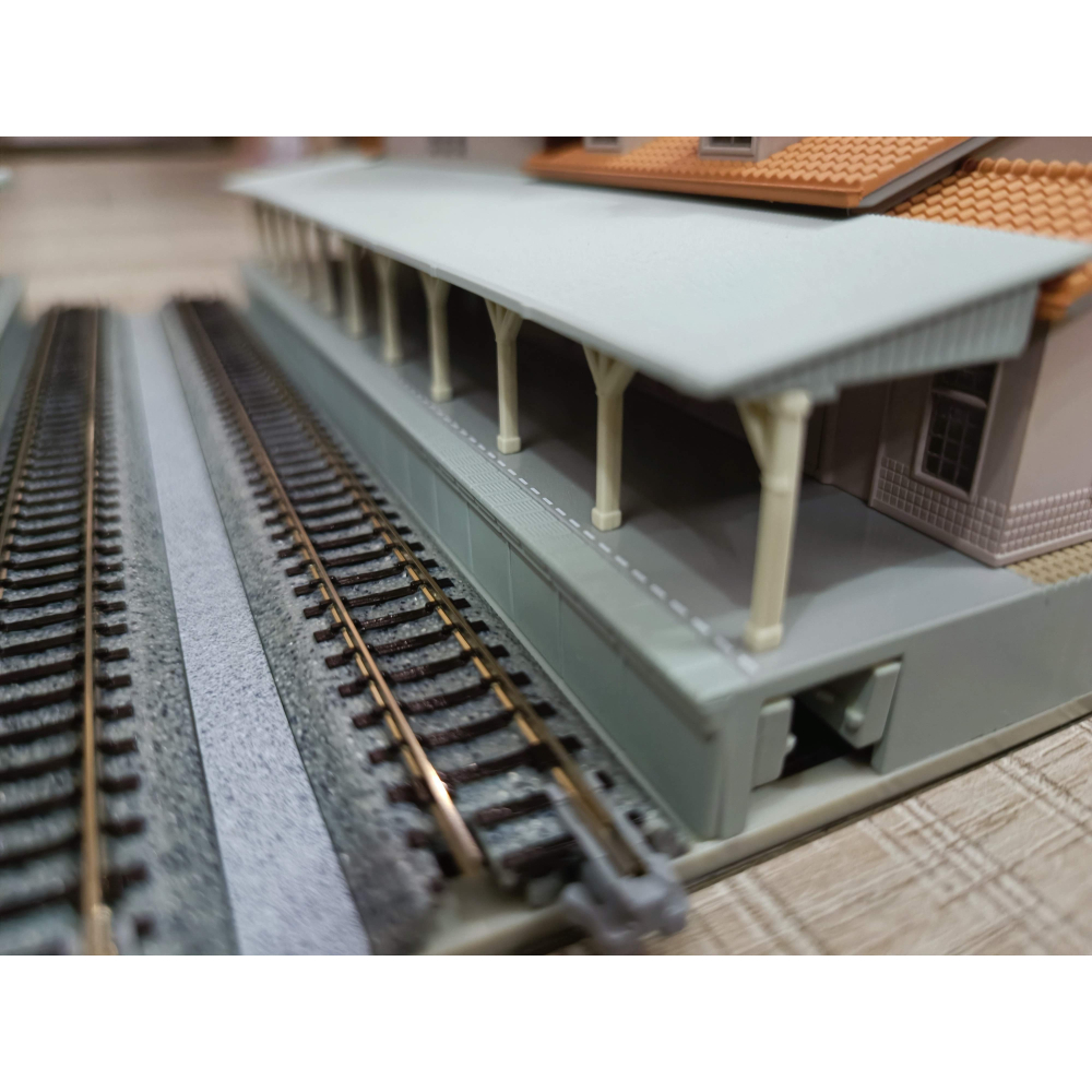 全新/現貨/N規場景 KATO 23-126 複線地上車站-細節圖10