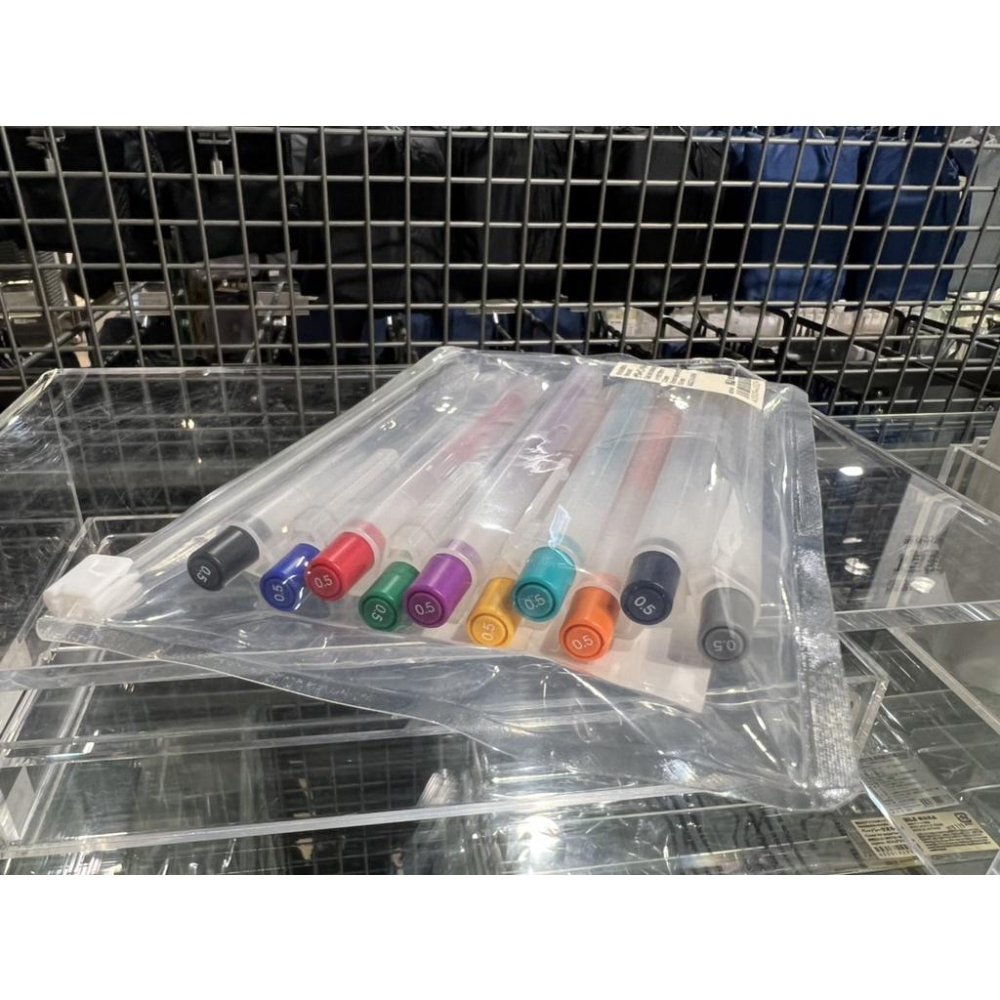 MUJI 無印良品 自由換芯按壓膠墨筆 10色 筆組  0.5mm 事務用品 文具 《KJHB9955》-細節圖2