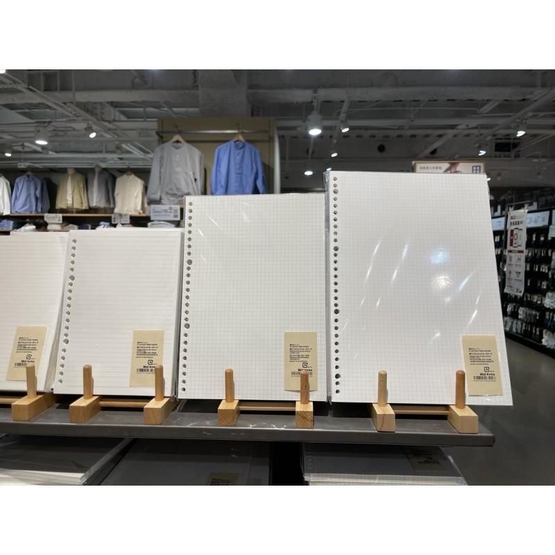 MUJI 無印良品 活頁紙 方格 橫線 內頁 A4 B5 A5 索引 事務用品 文具 《KJHB9955》-細節圖8